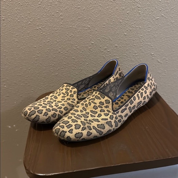 Leopard Print Rothys Loafers - Picture 1 of 4